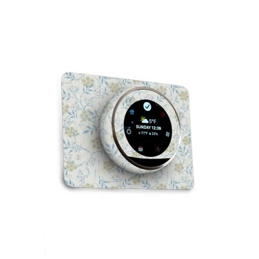 MightySkins Skin Compatible with Nest Thermostat - Jasmine   Protective, Durable, and Unique Vinyl Decal wrap Cover   Easy to Apply, Remove, and Change Styles   Made in The USA