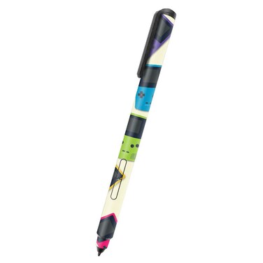 MightySkins Skin Compatible with NuVision Digital Pen - Game Kid Color Tile   Protective, Durable, and Unique Vinyl Decal wrap Cover   Easy to Apply, Remove, and Change Styles   Made in The USA