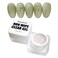 Non wipe clear gel semi solid 6g Mirror chrome powder Nail art 3d sculture style embossed gel