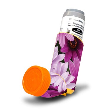 MightySkins Skin for Proventil HFA Asthma Inhaler - Sunflowers   Protective, Durable, and Unique Vinyl Decal wrap Cover   Easy to Apply, Remove, and Change Styles   Made in The USA