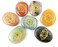 Jet Chakra Set Flat Tumbled Shaped Healing Chakra Balancing Reiki Healer Stone Positive Energy Handcrafted Engraving Palm Stone