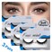 Lashes Natural Look False Eyelashes - Bepholan Fake Eyelashes 3D Super Fluffy False Lashes Clear Band Wispy Lashes 3-Pack Faux Mink Lashes(XMZ24)