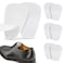 Felt Tongue Pads for Shoes - Soft Self-Adhesive Shoe Inserts (3 Pairs, White)