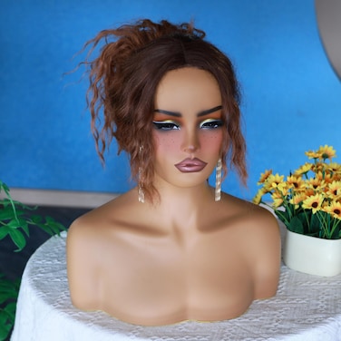 Mannequin Head with Shoulders Wig Display Head European and American Fashion Woman Manikin Heads (DE 487 HY)