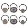 6Pcs Western Style Hair Rope Turquoise Rubber Band Head Jewelry Hair Accessories For Women
