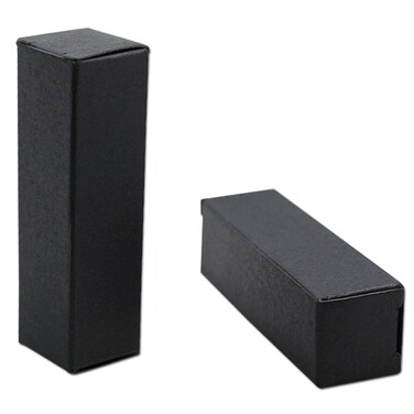 50 Pack 1.41x1.41x3.54 inch Rectangle Kraft Paper DIY Lipstick Black Boxes Beauty Accessories Essence Oil Lipstick Bottle Packaging Gift Makeup Organzier Tube Storage
