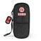 mnmoom EpiPen Medical Carrying Case, Travel Medication Bag Insulated Fits 2 EpiPens, Asthma Inhaler, Anti-Histamine, Auvi-Q, Allergy Medicine Essentials-with a Epipen Tag (Black-XL)