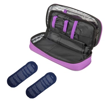 Apollo Walker Insulin Cooler Travel Case Diabetic Medication Cooler with Ice Packs and Insulation Liner