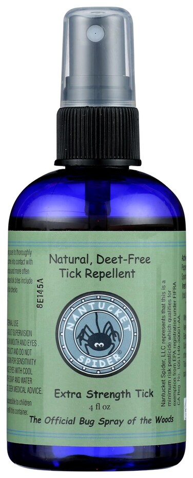 Nantucket Spider Extra Strength Tick Repellent Spray 2 Pack 4 oz Extra Strength Natural Tick Repellent Natural Tick Repellent for People Made in USA Essential Oils Tick Repellent