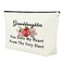 Granddaughter Gifts from Grandma Granddaughter Makeup Bag Gift from Grandmother Grandpa Grandfather Gifts for Granddaughter from Nana Birthday Christmas Wedding Gift Granddaughter Cosmetic Travel Bag