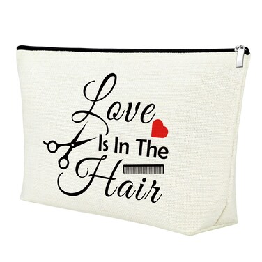 Mxrymvu Hair Stylist Supplies Makeup Cosmetic Bag for Women Travel Pouch Salon Stylist Gift Hairdresser Gift Ideas for Barbers Birthday Christmas Thank you Present for Barbers