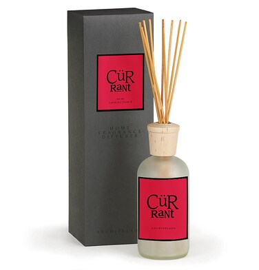 Archipelago Botanicals Currant Reed Diffuser, Home Fragrance Reed Diffuser, Includes Fragrance Oil, Decorative Wooden Cap &amp; 10 Diffuser Reeds, Perfect for Home, Office or Gift, 7.85 fl oz