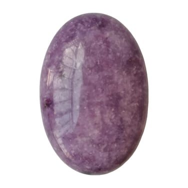 Natural Purple Lepidolite Oval Palm Pocket Healing Crystal Massage Spa Energy Stone,Healing Crystal for Therapy Geometry Chakra Balancing