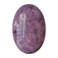 Natural Purple Lepidolite Oval Palm Pocket Healing Crystal Massage Spa Energy Stone,Healing Crystal for Therapy Geometry Chakra Balancing
