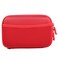Hard Shell Diabetic Supplies Travel Case Organizer Bag for Blood Glucose Meter, Blood Sugar Test Strips, Lancets, Syringes, Pens, Needles, Alcohol Wipes, Diabetes Testing Kit Case (Small, Red)