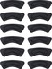 Heel Pads 6 Pairs Shoe Inserts Women Grips Liner Self-Adhesive Shoe Heel Protector Pads Foot Care(Black)