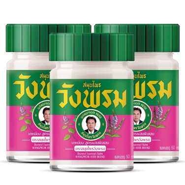 Herbal Balm 50g (Pack of 3) (Pink)