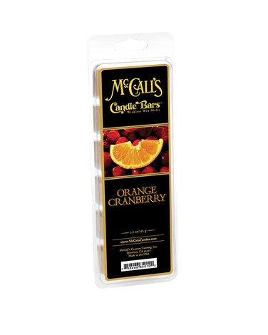 McCalls Candles Bars   Orange Cranberry  Highly Scented &amp; Long Lasting   Premium Wax &amp; Fragrance   Made in The USA   5.5 oz