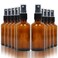 Youngever 16 Pack Empty Amber Glass Spray Bottles, 2 Ounce Empty Refillable Containers