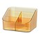 Makeup Organizer Cosmetics Storage Box, Large Capacity Make Up Brush Holder Organizer Vanity Accessories, Bathroom Countertops, Desk Storage Container, Cosmetic Display cases(Yellow-L)