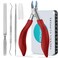 Toenail Clippers for Ingrown &amp; Thick Toenails - Heavy Duty Toe Nail Clippers for Remove Side Ingrown Toenail with Angled Sharp Blades, Professional Pedicure Tool with Long Handle for Seniors &amp; Men