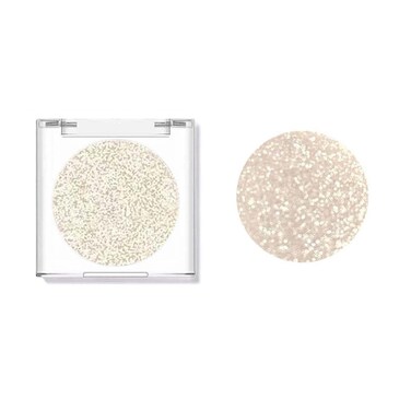 White Brown Glitter Eyeshadow, Nude Matte Liquid Eyeshadow Primer Base, Smooth Cream Shimmer Waterproof Eye Shadow Pencil Palette,Quick Lrying And Long Lasting (White glitter 9#)