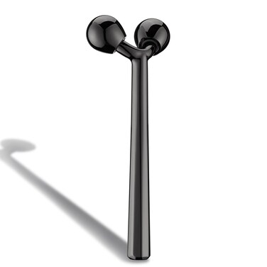 Tekson Face Roller, Facial Metal Massager, Massage Tool for face (Black)