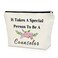 Sazuwu Counselor Appreciation Gift for Women Makeup Bag Counselor Gift Thank You Gift for Counselor Cosmetic Bag Teacher Retirement Gift Birthday Gift Christmas Gift Cosmetic Travel Bag