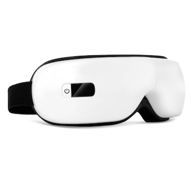 Eye Mask FSA/HSA Eligible-Eye Massager with Heat for Migraines, Face Massager for Eye Strain Eye Bags Dry Eyes Relief,Eye Care,Improve Sleep,Ideal Gift,White