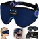 Sleep Mask with Headphones Bluetooth 5.4 Wireless, Sleep Headphone with Microphone Built-in HD Speakers Music, Eye Mask for Sleeping Travel Meditation for Men Women Girl Cool Gadgets