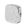Simple Metal Portable Mini Medicine Box Storage Case (3 compartments Silver)