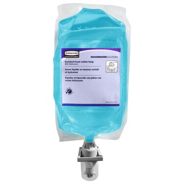 Rubbermaid Commercial Products AutoFoam Moisturizing Hand Soap Refill, 1100mL, Green Seal Certified, Light Floral Scent, Compatible with RCP's AutoFoam &amp; AutoFoam LumeCel Dispensers (FG750112)