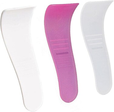 1Pc Non-Stick Hair Wax Cleansing Spatula, Mask Scraper, Plastic Waxing Applicator, Depilatory Creams Removal Beauty Tool - Random Color