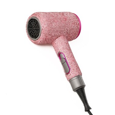 Ionic Hair Dryer, Frizz Free Fast Dryer with Diffuser, 1800W Professional Ionic Hair Blow Dryer with 3 Heat/2 Speed, 3 Temperature &amp; 2 Wind Speed for Women and Men (Pink)
