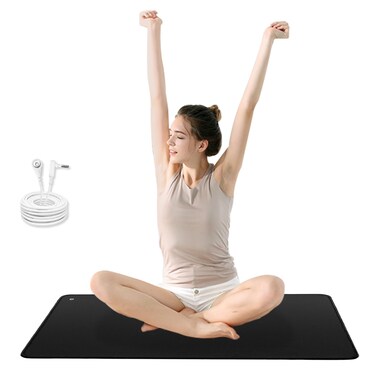 Grounding Mat for Improving Sleep, Grounding Pad for Health, Grounding Bed Mat with Grounding Cord for Better Working (13 * 23.6inch)