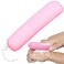 Bath Brush Head with Sponge,Back Scrubber Bath Mesh Bath Body Brush Head for Elderly Aid Bathing and Shower (Pink Head)