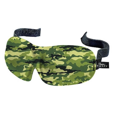 Bucky 40 Blinks No Pressure Printed Eye Mask for Travel &amp; Sleep, Camo, One Size