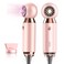 Professional Hair Dryer 800 W Lightweight &amp; Compact Blow Dryer Powerful Flow Hair Dryers for Travel and Home Concentrator Nozzle Pink