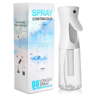 Empty Spray Bottle for Hair 10.14 Oz/300ml, Continuous Spray Bottle Fine Mist Sprayer, Suitable for hairstyles, cleaning, plants, pets, and hairdressers