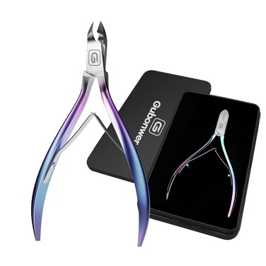 Cuticle Trimmer 3/4 Jaw Extremely Sharp Cuticle Nippers Scissors Stainless Steel Clippers Cutter Remover Pedicure Manicure Nail Tool, cuticle pusher, nail cuticle trimmer professional cuticle cutter