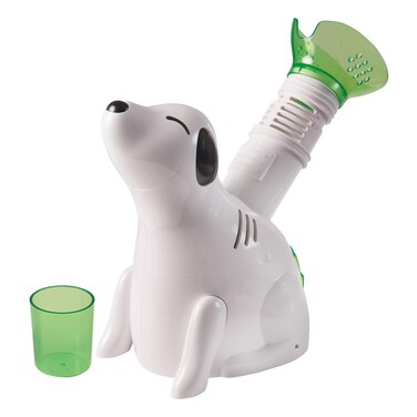 HealthSmart Humidifier and Personal Steam Inhaler for Kids Includes an Aromatherapy Tank and Facial Mask that Offers a Quick 6-9 Minute Therapy with Variable Steam Adjustment, Digger Dog