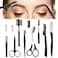 8 In 1 Eyebrow Grooming Kit, Multipurpose Exfoliating Dermaplaning Tool, Male And Female Facial Razor Facial Trimming Razor Eyebrow Brush Scissors Tweezers Tool