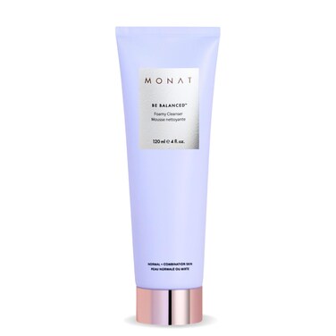MONAT Be Balanced Foamy Cleanser - Purifying &amp; Softening Foaming Facial Cleanser. Skin-Smoothing Antioxidants and Natural Fruit Acids Foaming Face Wash. Cleansing Foam - Net Wt. 120 ml / 4.0 fl. oz.