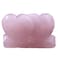 Rose Quartz Double Heart Shape Love Rock Crystal Chakra Stones Carved Chakra Healing Reiki for Lover