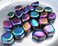 Pachamama Essentials Rainbow Hematite Tumbled Stones - 3 Pcs, 20-25mm - Healing, Chakra, Positive Energy