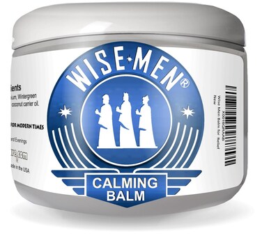 Wise Men Calm Balm - 4 fl oz. Natural Essential Oil Remedy Supports Relaxation and Aromatherapy
