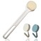 Shower Brush Back Scrubber for Shower, Back Brush Long Handle for Shower 14.17", Bath Brush with Comfy Bristles Bath Back Scrubber for Body, Back Brush for Shower Men Women (White)