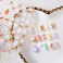 Carrot Bunny Nail Art Stickers Decals Rabbit Nail Art Sticker 3D Self Adhesive DIY Design Fashion Trend Glamour Decoration Accessories for Ladies Girls Kids (2 Sheets)