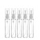 KEAIYYJ- Perfume Travel Refillable Cologne Atomizer Mini Spray Bottles Sample Tiny Small Pocket Size Empty Refill Clear 5 ml 5 Pack