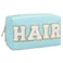 Preppy Makeup Bag,Skincare Bag,PU Leather Portable Waterproof Preppy Stuff for Travel Toiletry Bag,Makeup Bag for Girls Women